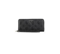 Guess Monedero Cresidia II SLG Large – Cierre de cremallera – Negro
