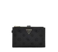 GUESS Monedero Cresidia II SLG Double Zip Organizer Black Negro