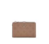 GUESS CRESIDIA II SLG SML ZIP AROUND, COLOR BLO - BLACK LOGO BLO - BLACK LOGO ONE SIZE, Dko - Dark Taupe Logo, Talla única, Streetwear