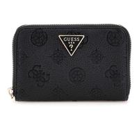 GUESS Monedero Cresidia II SLG Zip Around Wallet Black Logo Negro
