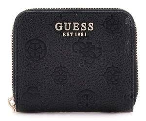 GUESS Monedero Cresidia II SLG Zip Around Wallet Black Negro