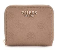 GUESS Monedero Cresidia II SLG Zip Around Wallet Dark Taupe Logo marrón Topo