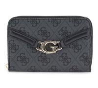 GUESS Monedero DEA SLG Zip Around Wallet Coal Logo Gris Oscuro
