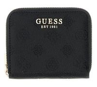 GUESS Monedero Ella Logo SLG Zip Around Black Logo Negro