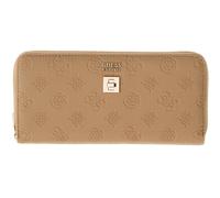 GUESS monedero Ella Logo SLG Zip Around L Beige Logo