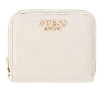 GUESS Monedero Ella Logo SLG Zip Around Stone Logo Crema