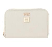 GUESS Monedero Ella Logo SLG Zip Around Stone Logo Crema