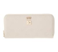 GUESS Monedero Ella Logo SLG Zip Around Stone Logo Crema