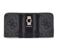 GUESS Monedero Erenia Zip Around Wallet Coal Logo Gris Oscuro