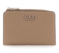 GUESS Monedero Estuche de Tarjetas Laurel Zip Around Card Case Dark Taupe marrón Topo