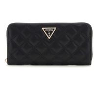 GUESS Monedero Giully II SLG Zip Around Wallet Black Negro
