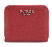 Guess Cartera de mujer Gregoria Small Zip Around Rojo oscuro