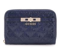 GUESS Monedero Idra SLG Medium Zip Around Wallet Midnight Azul Marino