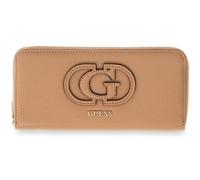 GUESS Monedero Isola SLG Zip Around Wallet Beige marrón Topo