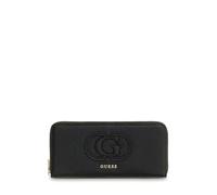 GUESS Monedero Isola SLG Zip Around Wallet Black Negro