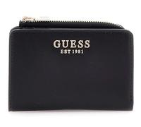 GUESS Monedero Jane Zip Around Card Case Black Negro
