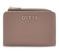 GUESS Monedero Jane Zip Around Card Case Dark Taupe marrón Topo