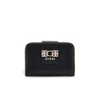 GUESS Monedero Jane Zip Around Wallet Black Negro