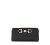 GUESS Monedero Janie SLG Zip Around Wallet Black Negro