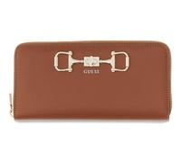 GUESS Monedero Janie SLG Zip Around Wallet Cognac marrón