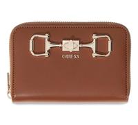 GUESS Monedero Janie SLG Zip Around Wallet Cognac marrón