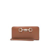 GUESS Monedero Janie SLG Zip Around Wallet Cognac marrón