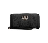 Guess Monedero Karnilla grande con logo y cierre de cremallera Gris oscuro