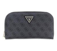 GUESS Monedero Latona Zip Around Organizer Coal Logo Gris Oscuro