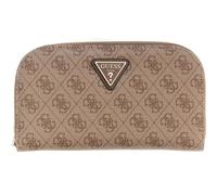 GUESS Monedero Latona Zip Around Organizer Latte Logo marrón Claro