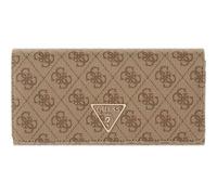 GUESS Monedero Laurel II SLG Flap Organizer Latte Logo marrón Claro