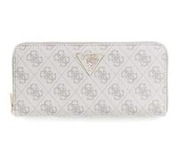 GUESS Monedero Laurel II SLG Large Zip Around Wallet Dark Taupe Logo marrón Topo