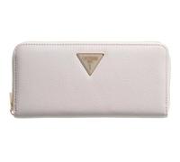 GUESS Monedero Laurel II SLG Large Zip Around Wallet Ivory Crema