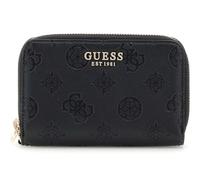 GUESS Monedero Laurel II SLG Medium Double Zip Wallet Black Logo Negro