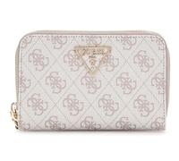 GUESS Monedero Laurel II SLG Medium Double Zip Wallet Dark Taupe Logo marrón Topo