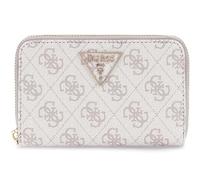 GUESS Monedero Laurel II SLG Medium Zip Around Wallet Dark Taupe Logo marrón Topo