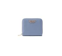 GUESS Monedero Laurel II SLG Small Zip Around Wallet Grey Blue Gris Azulado