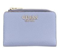 GUESS Monedero Laurel II SLG Zip Around Card Case Grey Blue Gris Azulado