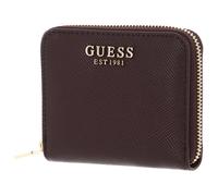 GUESS monedero Laurel SLG Small Zip Around Wallet Plum