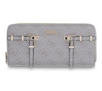 GUESS Monedero Leona Logo SLG Zip Around Wallet Bone Logo Crema