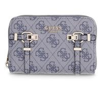 GUESS Monedero Leona Logo SLG Zip Around Wallet Slate Logo Gris Azulado