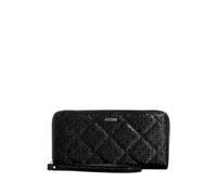 GUESS Monedero Libby SLG Zip Around Wallet Black Negro