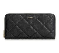 GUESS Monedero Libby SLG Zip Around Wallet Black Negro