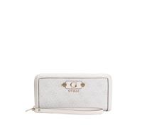 GUESS Monedero Lindsey SLG Zip Around Wallet Bone Logo Crema