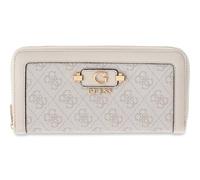 GUESS Monedero Lindsey SLG Zip Around Wallet Bone Logo Crema