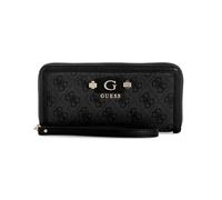 GUESS Monedero Lindsey SLG Zip Around Wallet Coal Logo Gris Oscuro