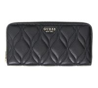 GUESS Monedero Maxine SLG Zip Around Wallet Black Negro