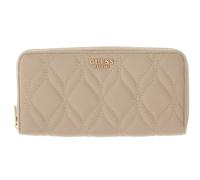 GUESS Monedero Maxine SLG Zip Around Wallet Light Taupe marrón Topo
