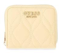 GUESS Monedero Maxine SLG Zip Around Wallet Pale Yellow Amarillo Claro