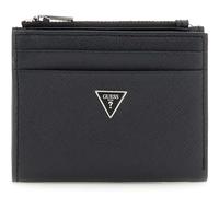 GUESS Monedero Milano Bifold Top Zip Wallet Black Negro