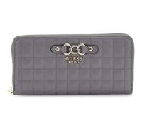 GUESS Monedero Nadira SLG Large Zip Around Wallet Slate Antracita
